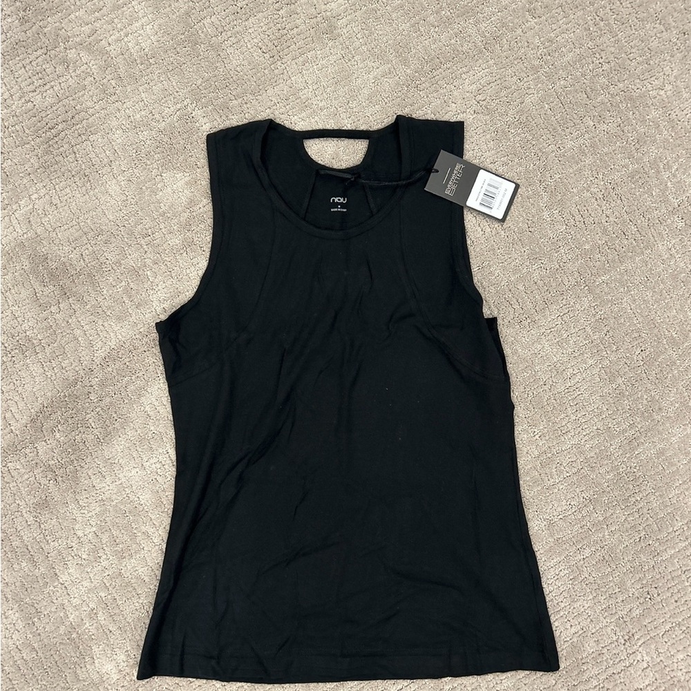 Nau Sleek Black Tank Top